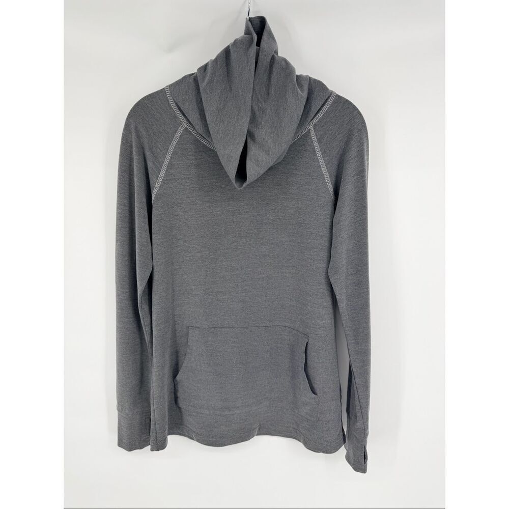 Kuhl Alea Women’s Cowl Neck Pullover Size XS Gray Stretch Performance Hoodie